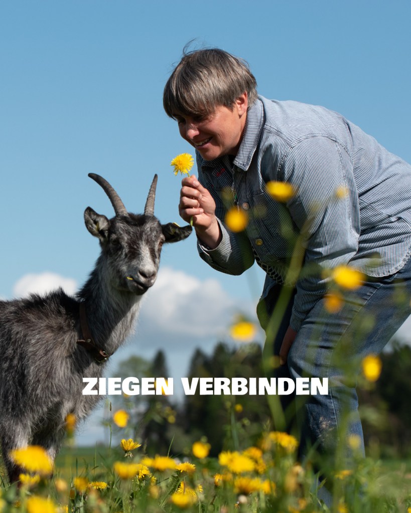 Ziegen berühren die Herzen von Senioren in Altersheimen